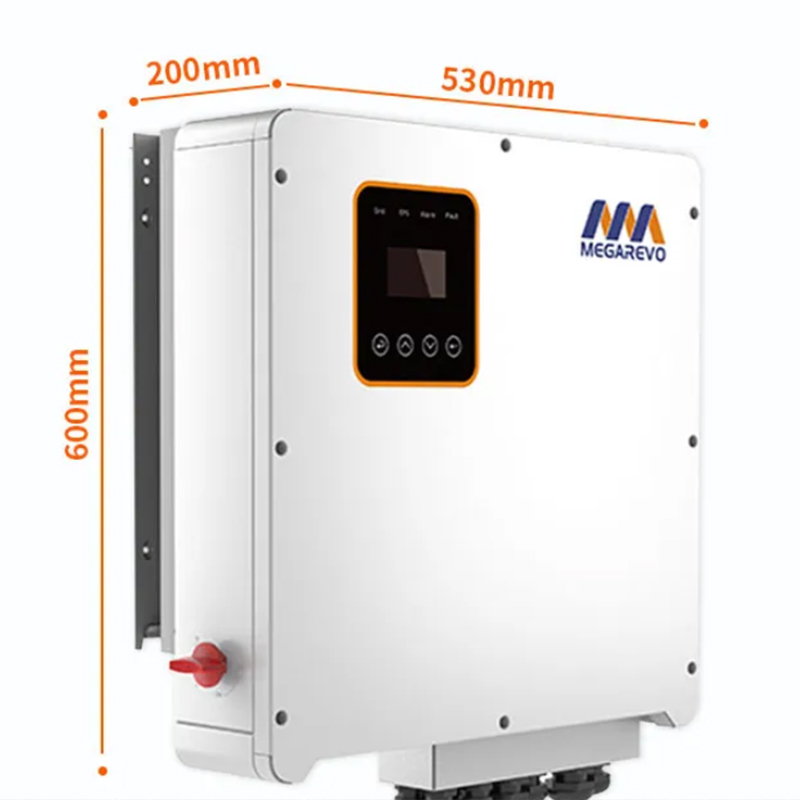 Inversor híbrido de alto voltaje trifásico de 12 KW