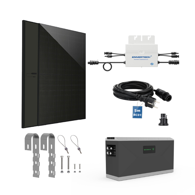 Kit solar balcón 1600W con batería 3kwh