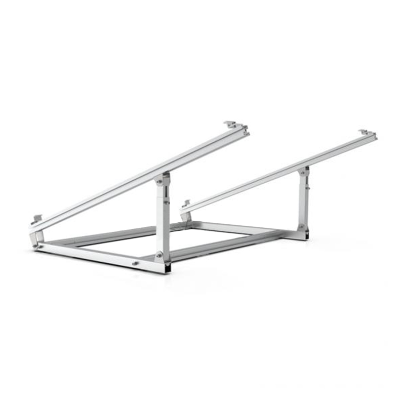 Soporte triangular ajustable para riel